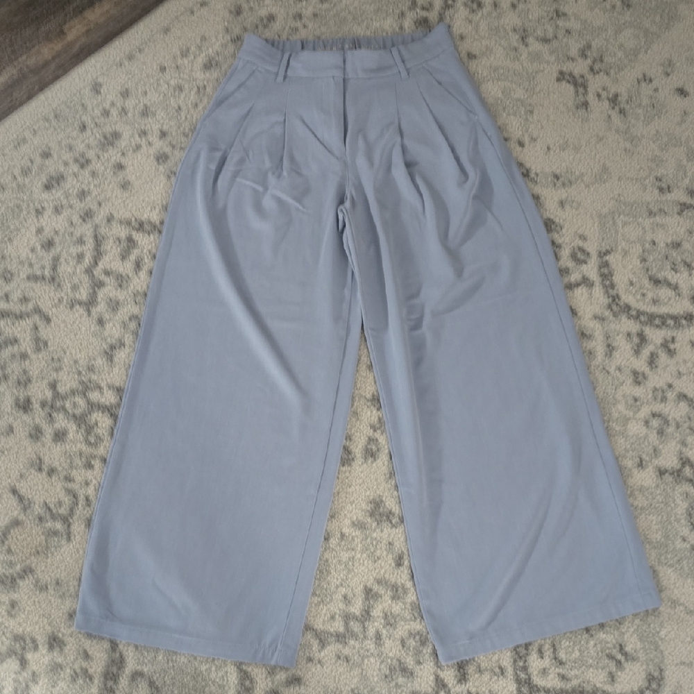 American Eagle Outfitters Light Blue Wide Leg Pants